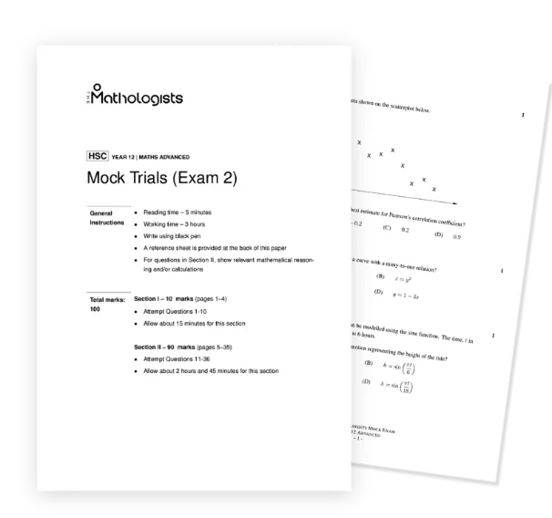 Mock paper cover and a hand-marked page